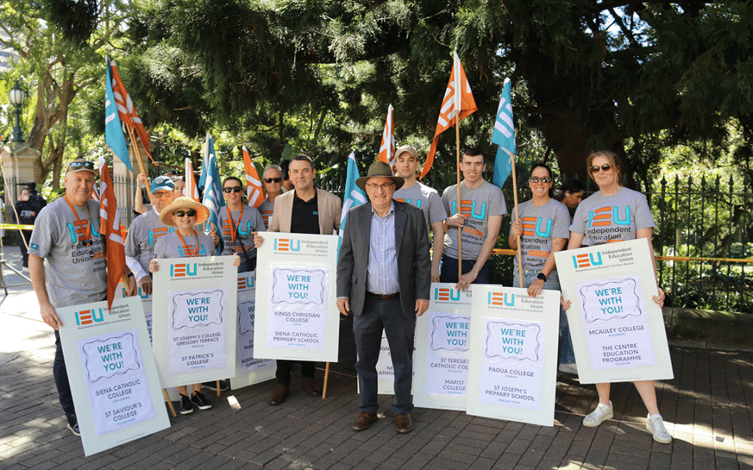 IEU stands in solidarity with striking QTU members