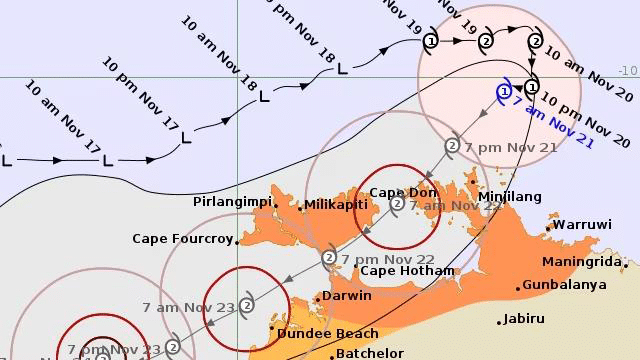 Severe weather event: advice to Northern Territory members