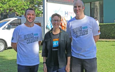 IEU acknowledges two remarkable union leaders – thank you Sally and Michele